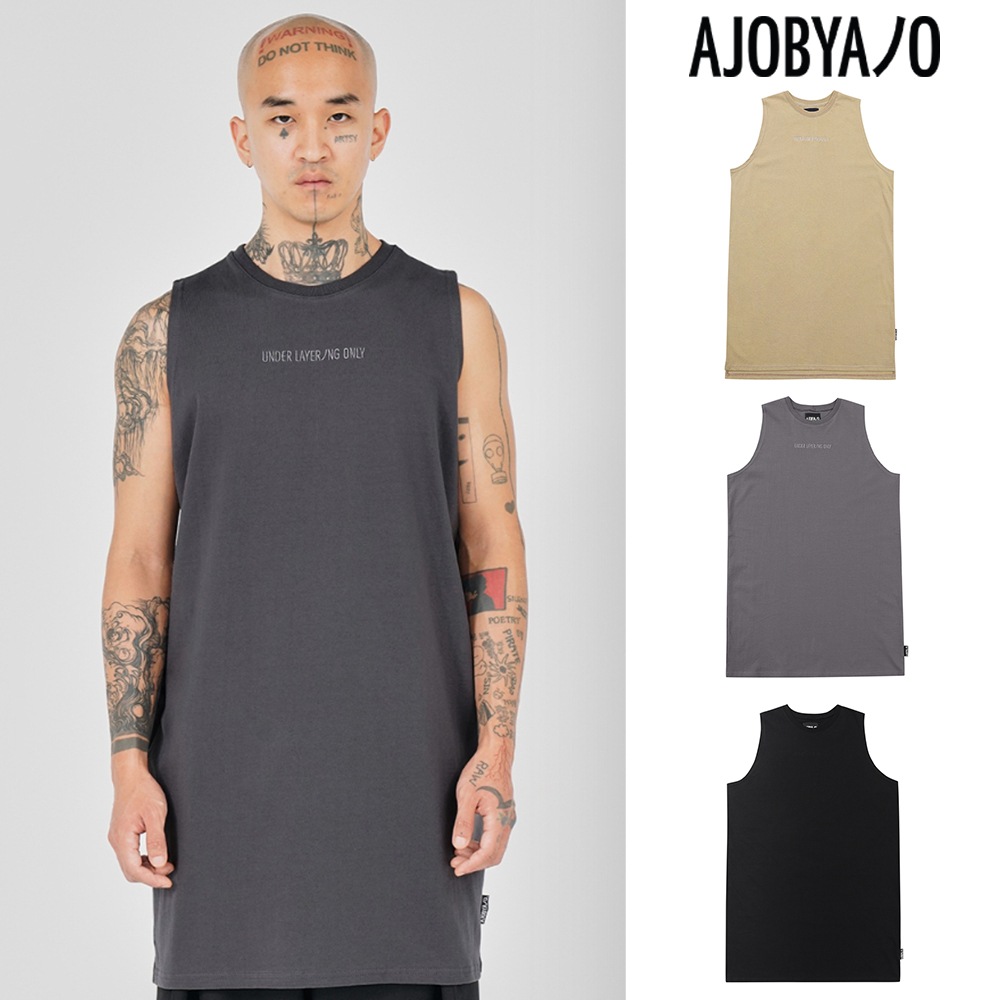 【AJO AJOBYAJO】 Under Layering Only Sleeveless T-Shirt 5,051円