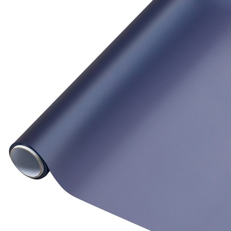 （まとめ買い）シモジマ HEIKO フラワーラッピングペーパー レインボウラップ 幅65cmx15m巻 36 ミッドナイトブルー 1本 ラッピング用品 006777982 [x3セット]