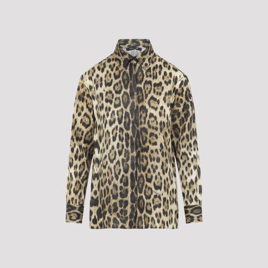 ROBERTO CAVALLI Women Shirts WQT704 9HQ71 00504 NATURAL