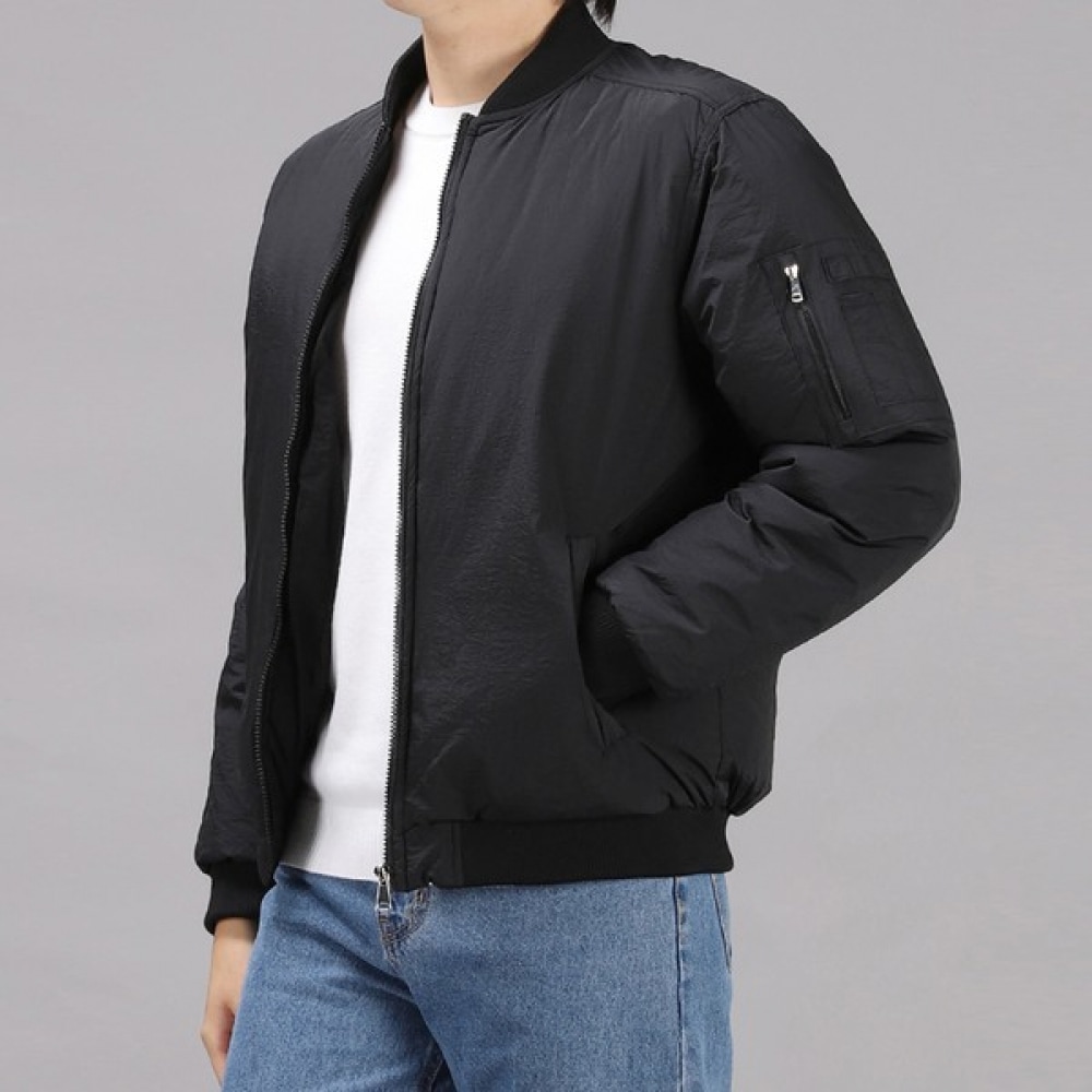 (ヒューアンセ) ソフトナイロンパッド入りアビエーションジャケット PWPD4936