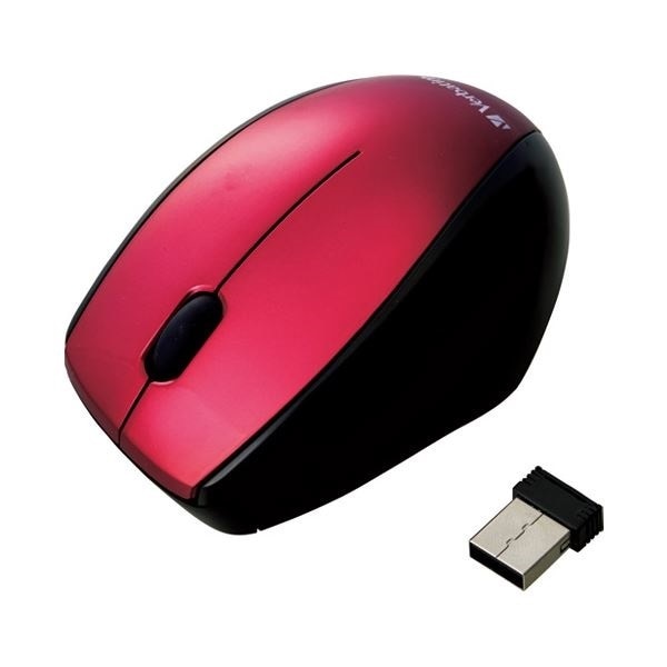 （まとめ）三菱ケミカルメディア Blue LEDマウス MUSWBLRV1 レッド[x2セット]