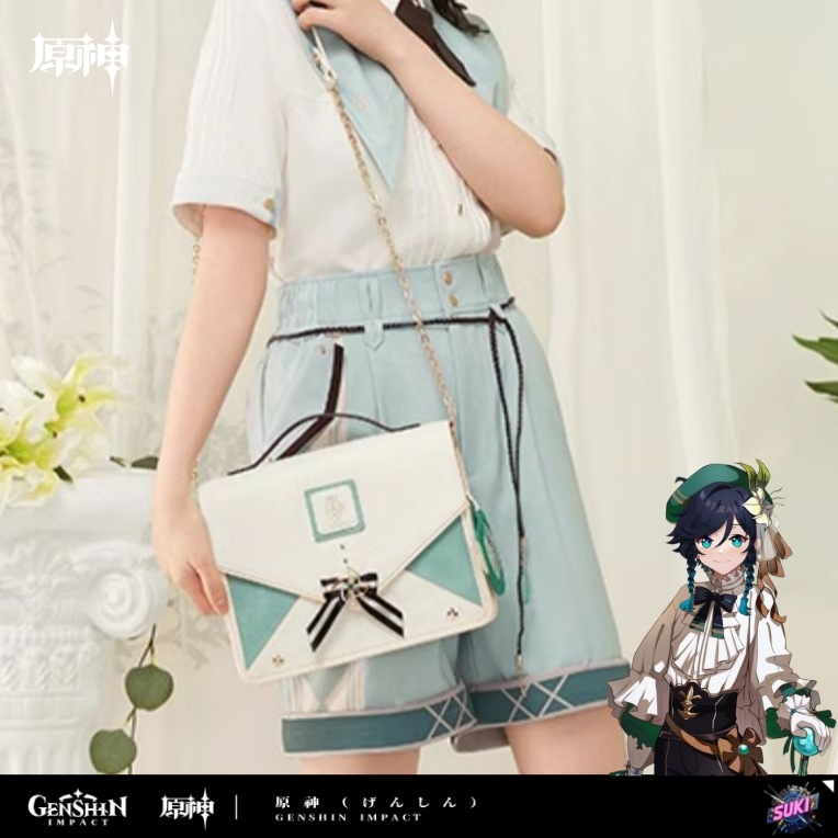 【プロ品質を極める!】原神 / ウェンティ / インプレッションシリーズ クロスボディバッグ / トートバッグ / Genshin Impact Venti トートバッグ コスプレ アニメグッズ 痛バ 8,100円