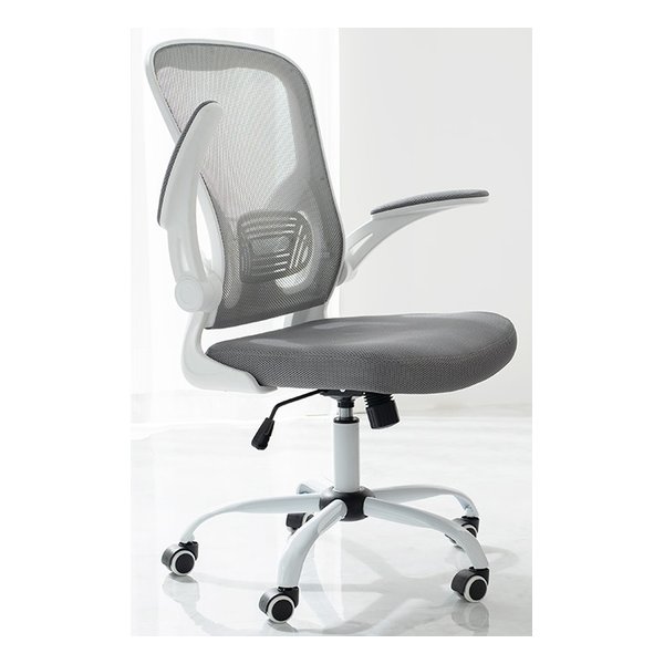 オフィスチェア 肘付 メッシュ 約 幅63×奥行63×高さ100109 グレー LHC-4471GY