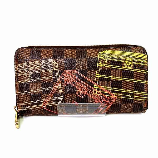 ルイヴィトン トランク ジッピーウォレット N63026 長財布 レディース 【中古】
