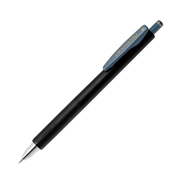 （まとめ） ゼブラジェルボールペン サラサナノ 0.38mm ブルーグレー JJX72-VBGR-N 1セット（10本） (×3セット)