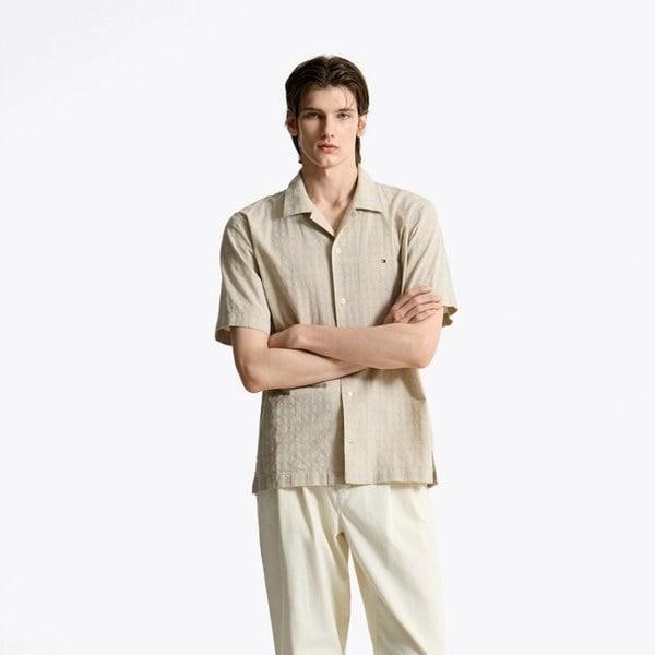 [男性] リネンキャンプカラーシャツ(T12F3WSH180MT1YA8)