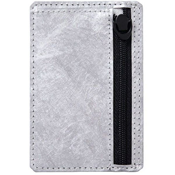 （まとめ買い）スマホにつける小さな財布 ウォレカ スタンダードタイプ コインポケット シルバー 2790シル [x3]