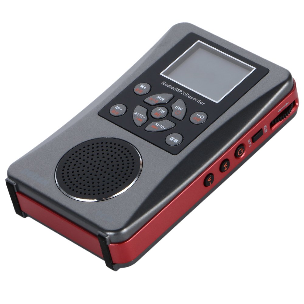 DEGEN DE28 ＋予備バッテリーセット デジタルDSP ポケット短波ラジオ ポータブルBCL受信機 FMステレオ/AM/SW ワールドバンドレシーバー ATS 1500局プリセットメモリー MP