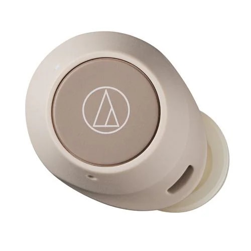 【推奨品】オーディオテクニカ ATH-CKS30TW+ BG ワイヤレスイヤホン 左右分離 Bluetooth ノイズキャンセリング ベージュ