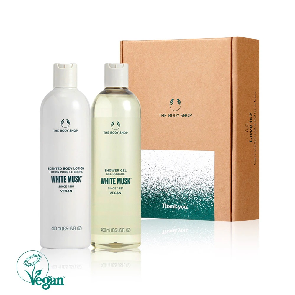 ホワイト ムスク ボディケア 2種 セット（シャワージェル400ml＋ボディローション400ml）