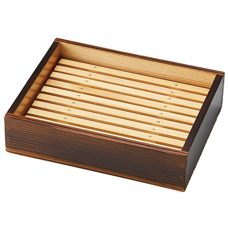 ヤマコー　用美 業務用 焼杉・ミニバット 木製目皿付 小 yamaco35508　YAMACO35508