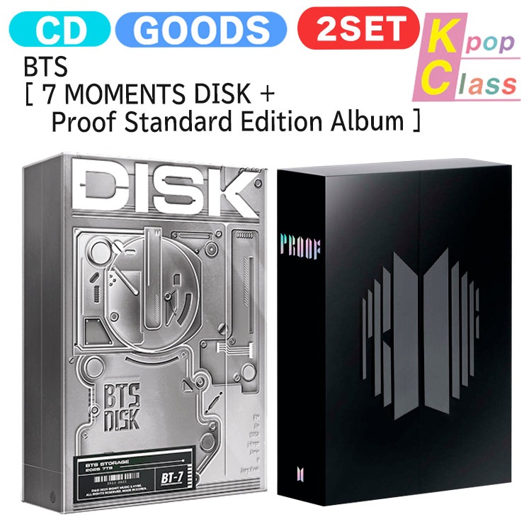 国内発送 [当店限定特典付] BTS [ 7 MOMENTS DISK + Proof Standard Edition Album ] 2種セット / 公式グッズ / 予約商品 7,524円