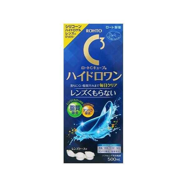 100％本物保証！ ハイドロワン ロートCキューブ 500mL 保存 消毒 ソフトコンタクトレンズ用消毒液 6箱セット ケース・小物 -  flaviogimenis.com.br