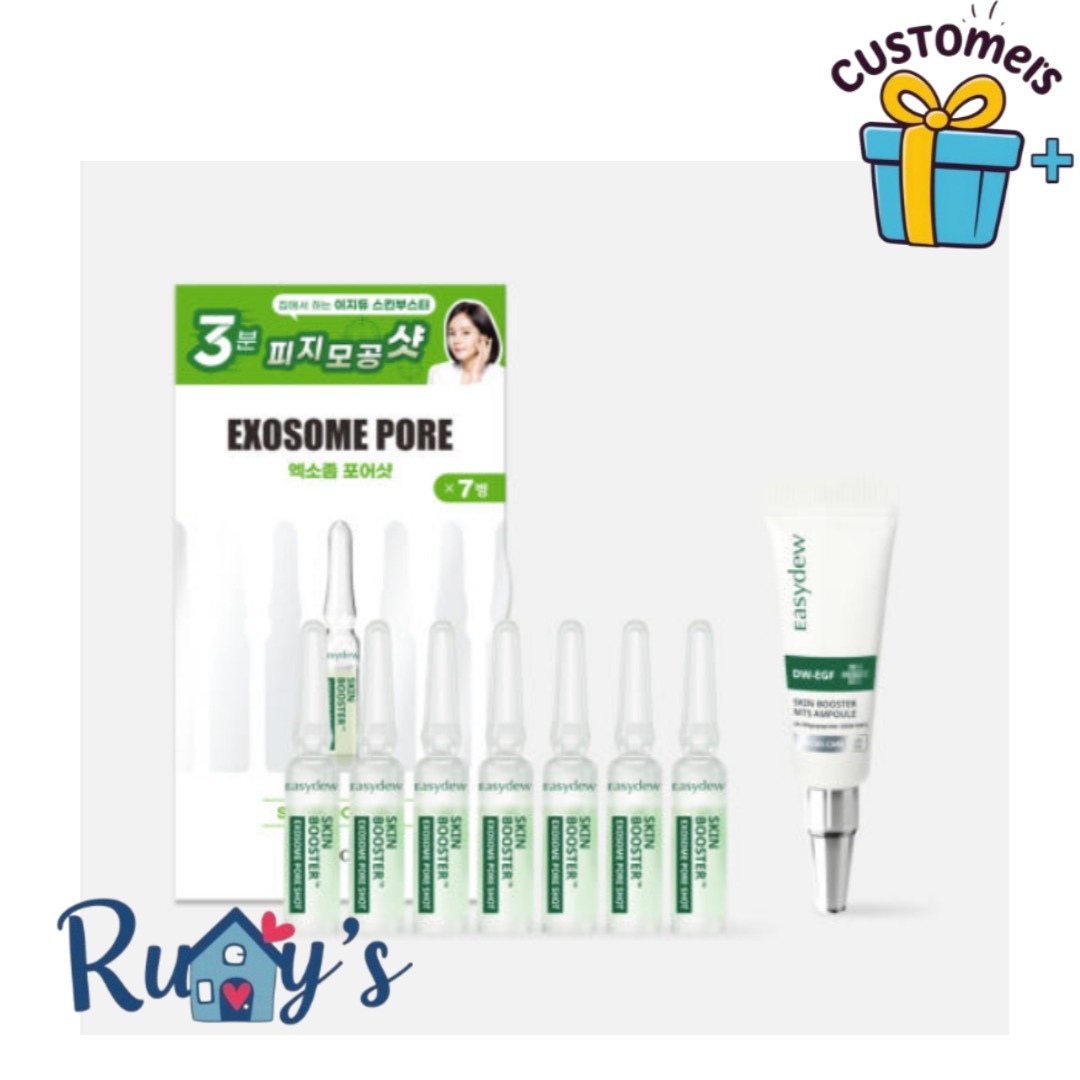 スキンブースター EXOZOM 皮脂毛穴ショット7個入り(+MTSアンプル贈呈)毛穴 EGF