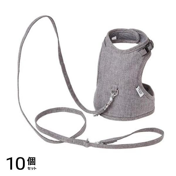 アドメイトラパン うさぎ用 ラパンウォークハーネス Sサイズ 1組入 (グレー) 10個セット