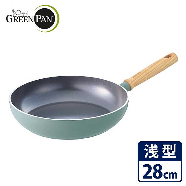 GREENPAN　メイフラワー　フライパン28cm　／グリーンパン　送料無料