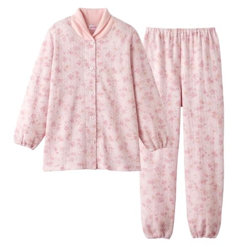 [グンゼ] パジャマ 襟元あったか長袖長パンツ（袖・足口ゴム通し穴付） ソフトキルト レディース ﾋﾟﾝｸ_TG4234 6,758円