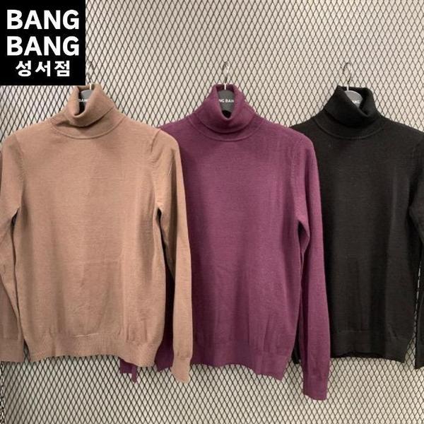 HC04 秋冬 女性 ニットベーシック モックネックTシャツ シンプル 薄手 暖かい スパン 無地 ベイ (S44877969) 4,282円