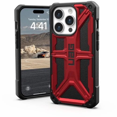 プリンストン UAG社製 iPhone 15 Pro用ケース MONARCH(クリムゾン) UAG-RIPH23MA-P-CR
