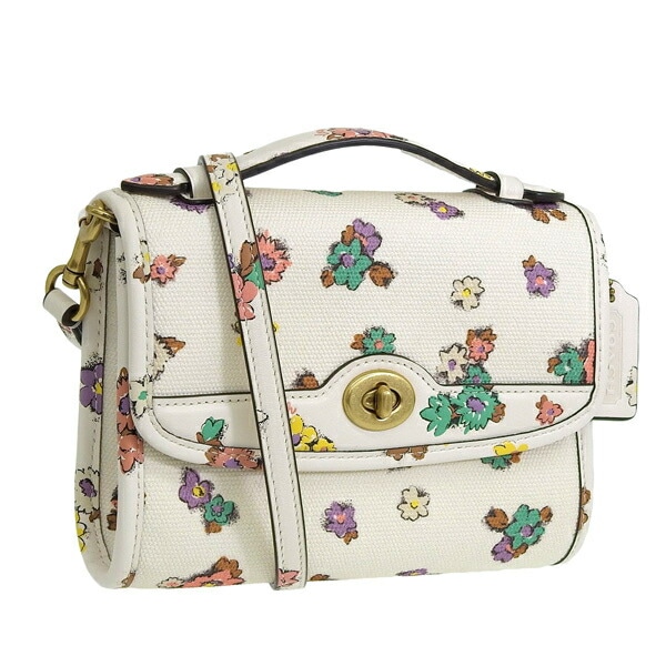 コーチ/COACH ショルダーバッグ ハンドバッグ 2WAY バッグ キャンバス チョークマルチ レディース c3829b4ha-zz アウトレット