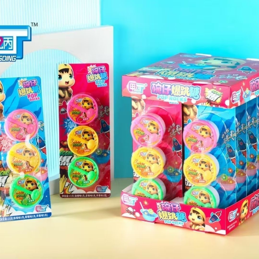 ポッピングキャンディのボウルフルーツ風味のポッピングキャンディキャンディ子供用キャンディスナック小売