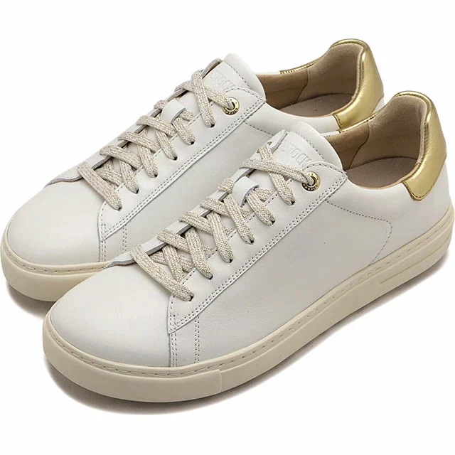 スニーカー レディース ベンド ロー [1030162] 靴 ドイツ製 コンフォートシューズ 白 WHITE/METALLIC-GOLD NATURAL-LEATHER 正規取扱店