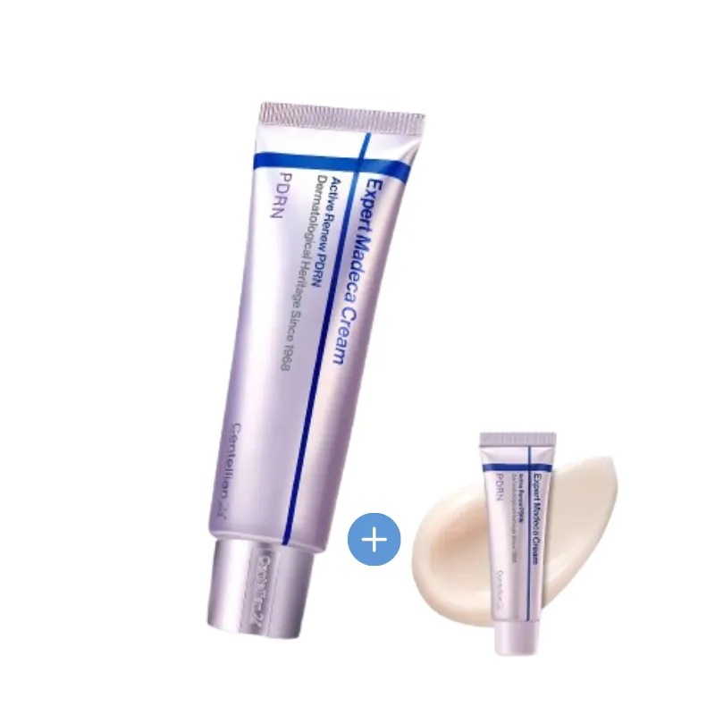 (+15ml追加贈呈)エキスパートマデカクリームリニューPDRN 50ml #TECA-PDRN #10種 ヒアルロン酸 #カフェイン #グルタチオン #弾力