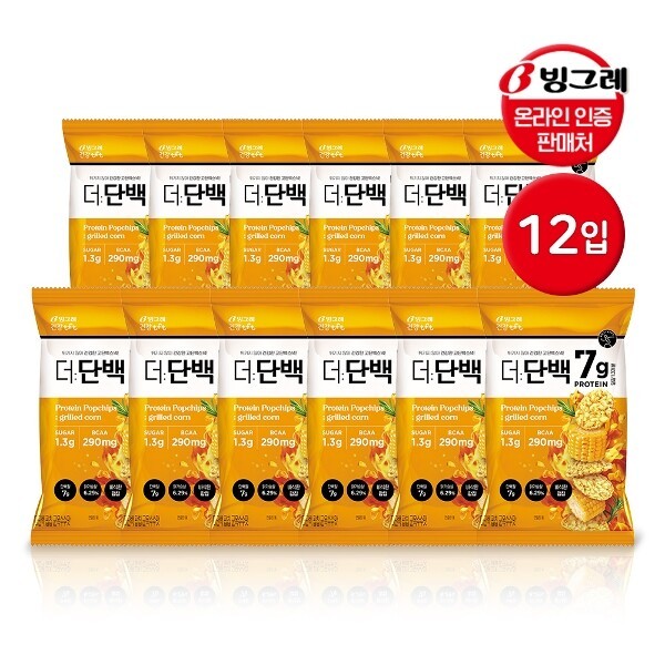 ビングレ ザたんぱく ポップチップ 群とうもろこし味 44g 12個入り 5,035円
