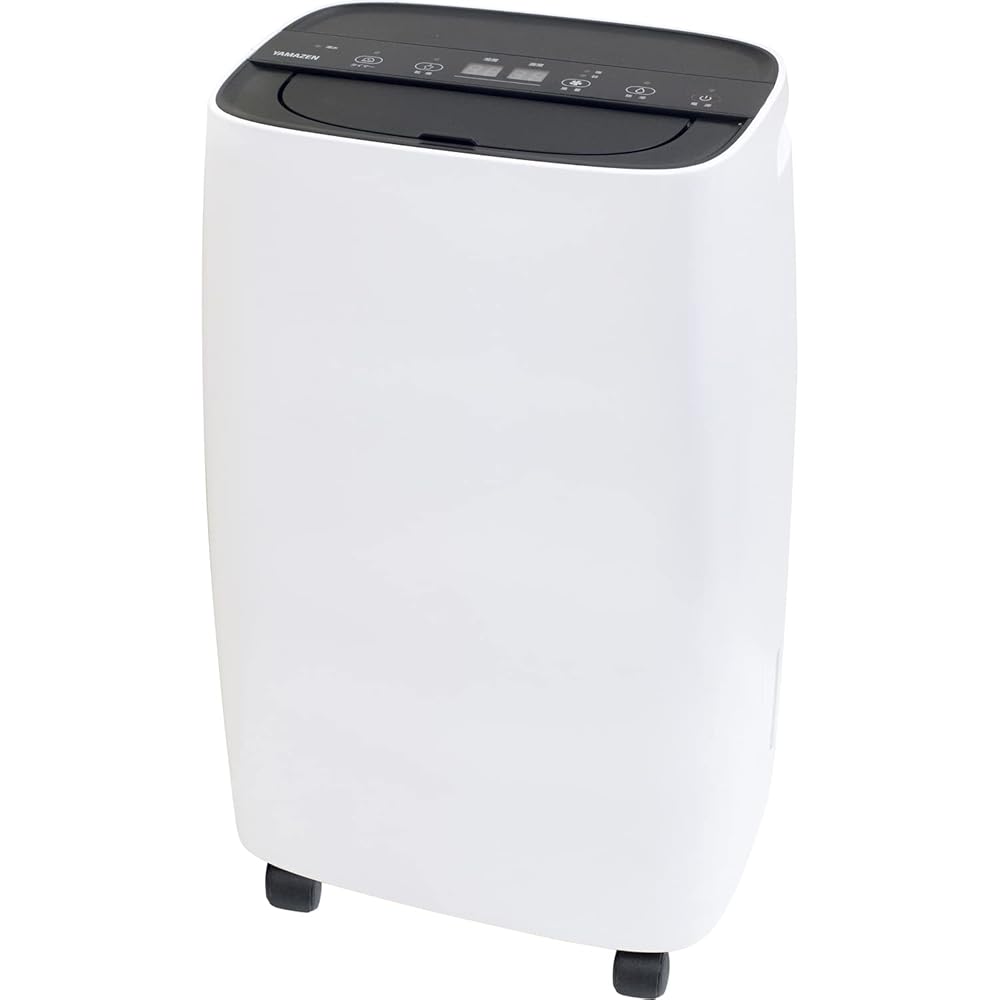 [山善] 除湿機 衣類乾燥 除湿器 コンプレッサー式 小型 強力除湿 除湿量 6.0L ホワイト YDC-F60(W)