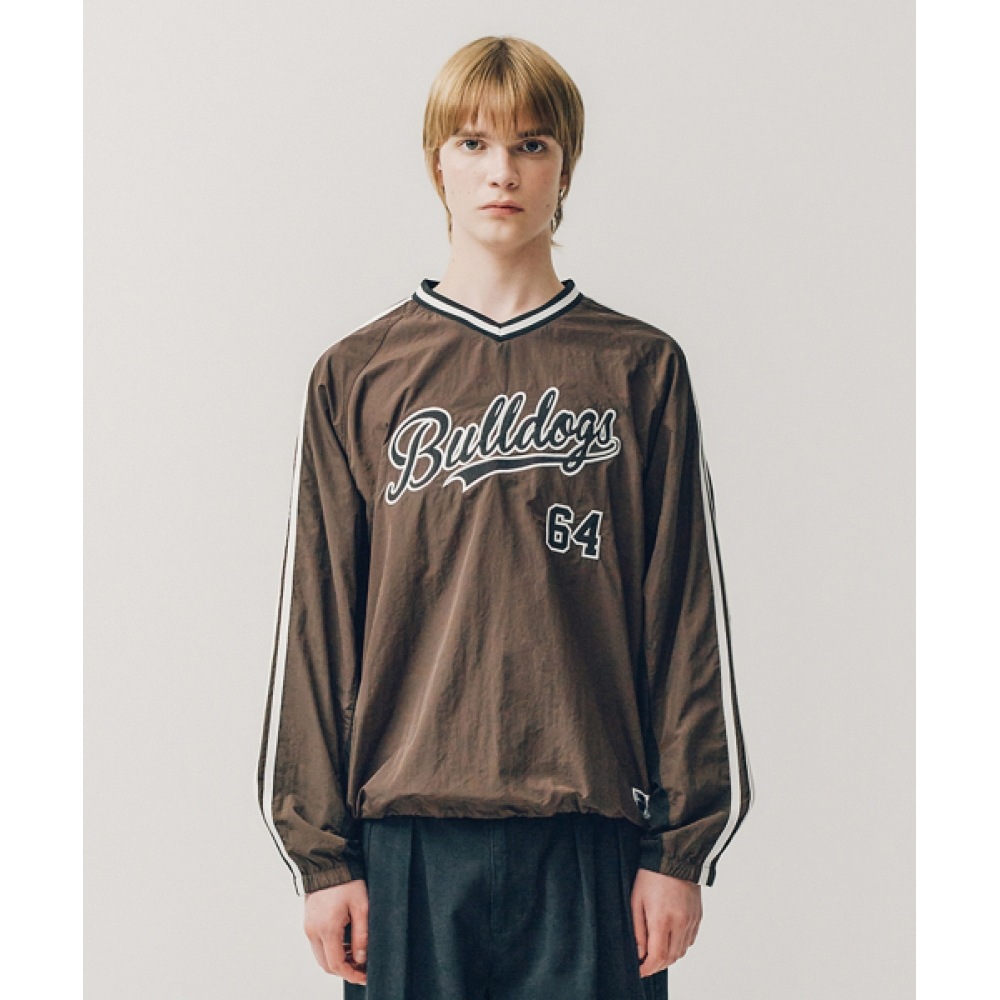 YALE ベースボールナイロンロングスリーブ_ダークブラウン 7,817円