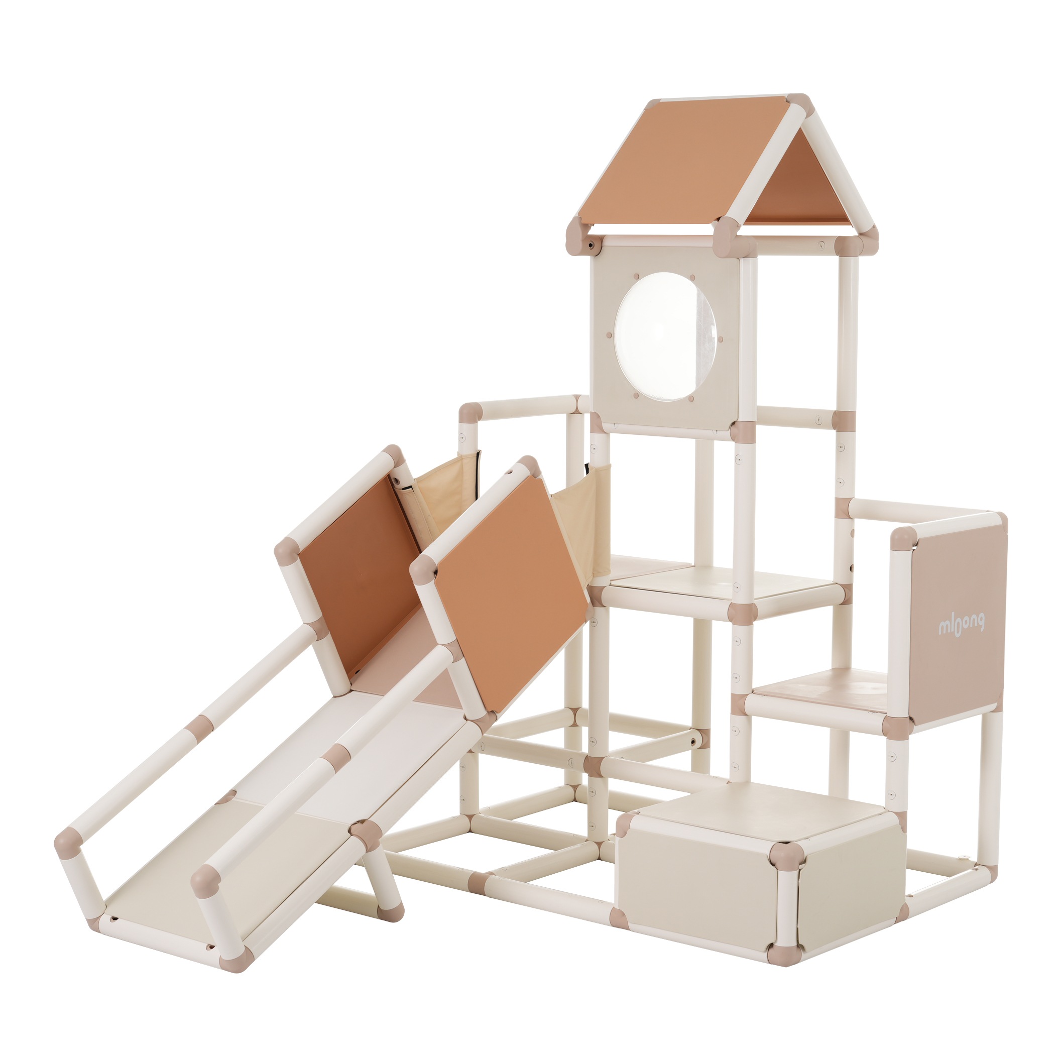 2024新作 ジャングルジム すべり台 滑り台 屋内 室内用 大型遊具 室内遊具 キッズ 子供 誕生日プレゼント おもちゃGG758 Beige+Brown POLYETHYLENEG56 25,600円