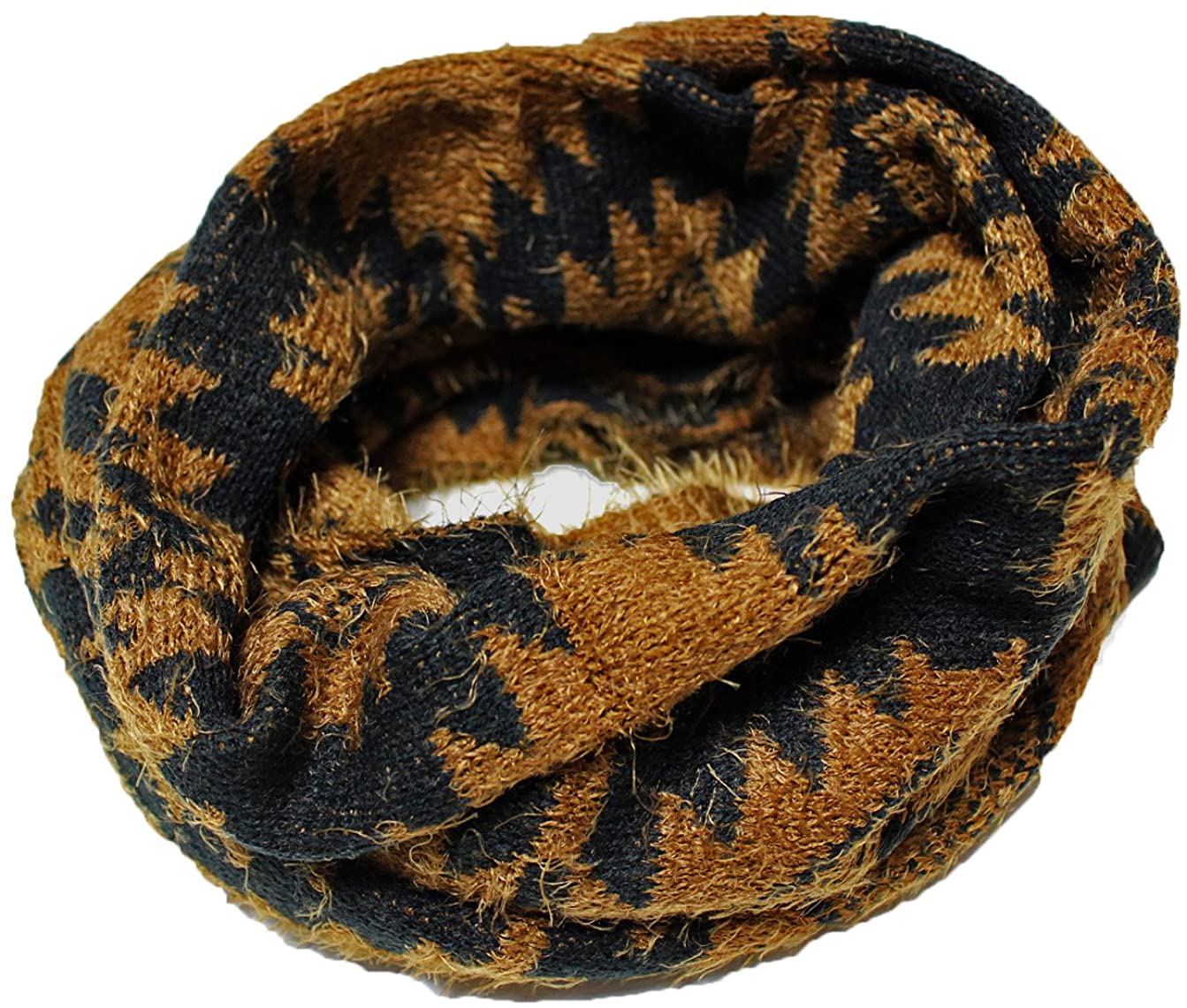 【本日限定価格】 グレース マフラー ネックウォーマー スヌード ニット ネイティブ柄 オルテガ S