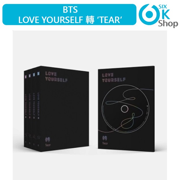 4種セット BTS アルバム LOVE YOURSELF 轉 Tear 韓国チャート反映 防弾少年団 バンタン ビーティーエス