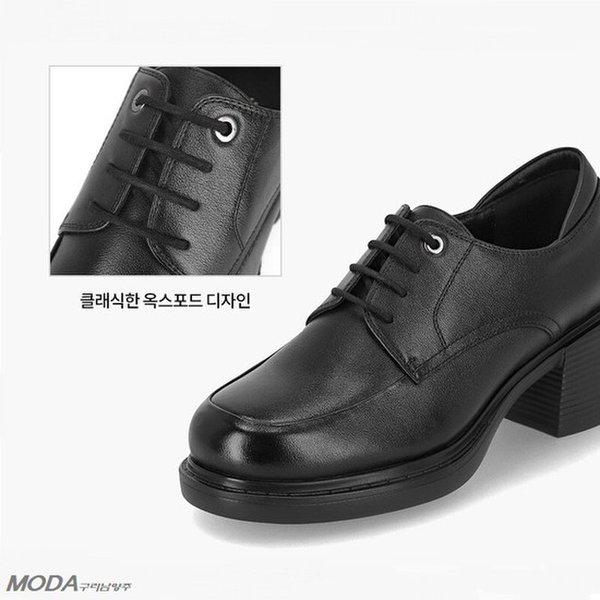 軽量クッションチャンキー女性オックスフォードローファー 2XWD44XG_GN