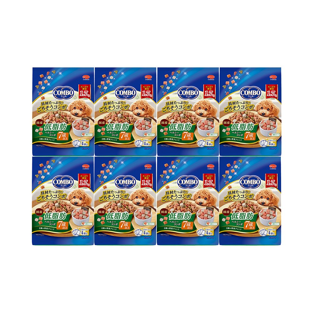 ドッグフード　コンボ　ドッグ　低脂肪　７歳以上　１．７ｋｇ（４２５ｇX４袋）X８個　ＣＲＣ45―05―35―35―00