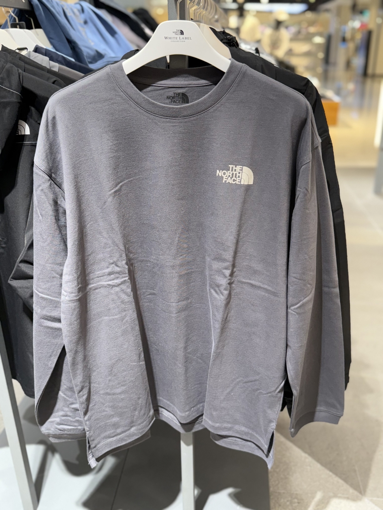 韓国正規品保証 関税負担なしNT7TR51J VINTAGE L S R TEEデイリー 基本 着装 男子 女子 人気 韓国 ファッション 男女共用 アウトドア