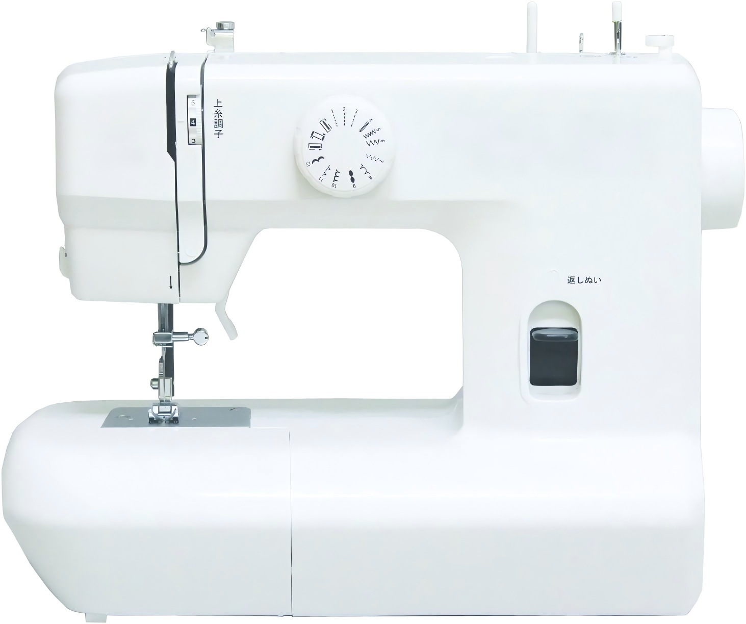 フットコントローラー付き電動ミシン