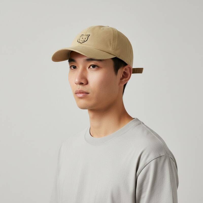 [カード決済で10%オフ]MAISON KITSUNE フォックスヘッドキャップ MM06104WW0096 0054 (ユニセックス)