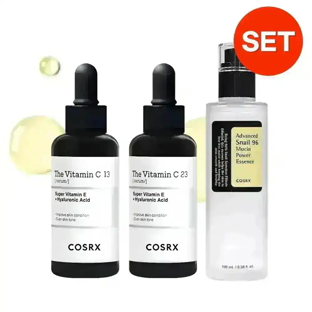 【美白効果】 RXザビタミンC13セラム 20ml + C23セラム 20ml + アドバンスドスネイル96ムチンパワーエッセンス 100ml