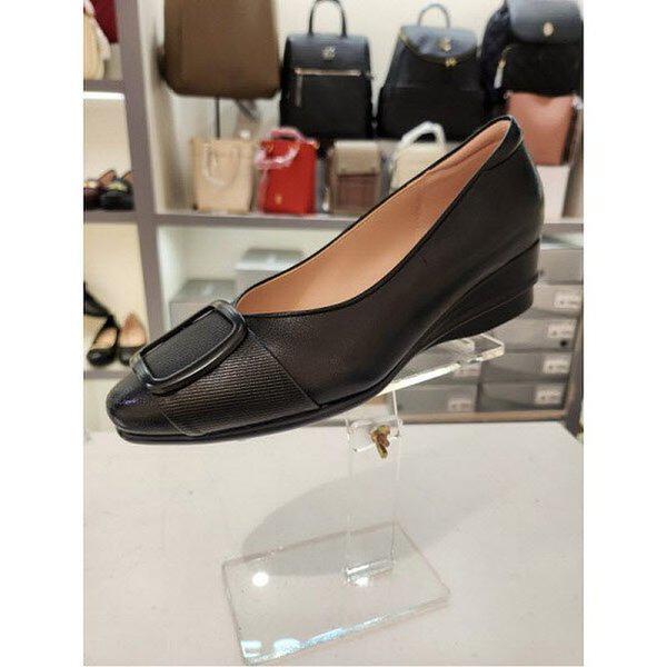 女性用チャンキーヒールパンプス 4CM(PFESHP566BK) (P003739342)