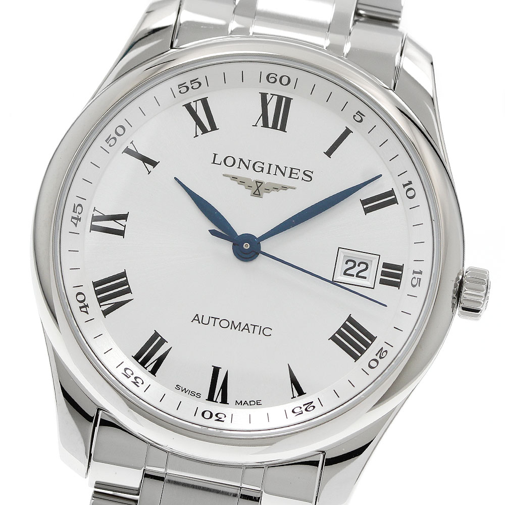 ロンジン LONGINES L2.793.4 マスターコレクション デイト 自動巻き メンズ 極美品 保証書付き_949649【中古】