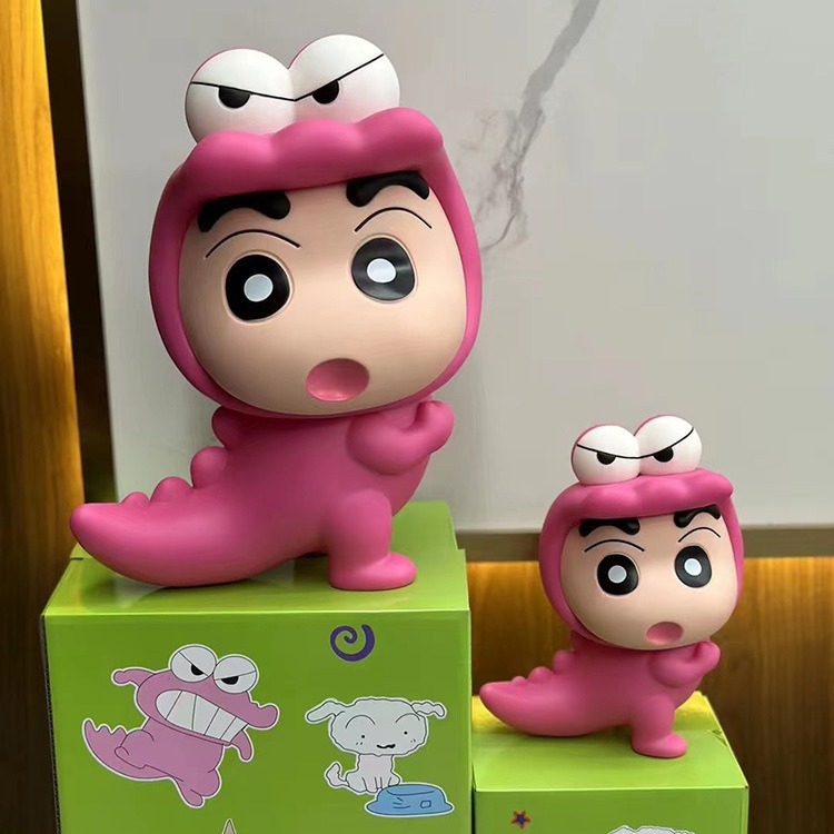 ビッグクロコダイルマウンテンクレヨンリトル初心者フィギュアアニメモデルトレンディ特大オーナメントクリエイティブモデル装飾
