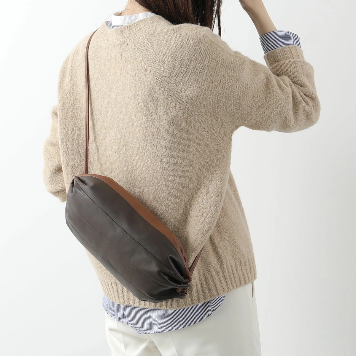 marimekko マリメッコ ショルダーバッグ KARLA カルラ 093286 レディース レザー クロスボディ バイカラー ポシェット 鞄 880