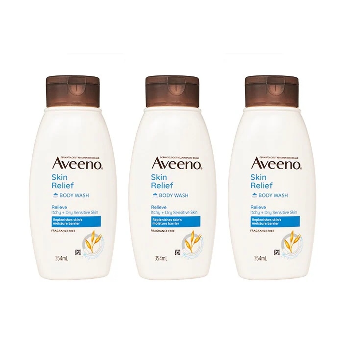 アビーノ スキンリリーフボディウォッシュ 354ml 3本 Aveeno Skin Relief Body Wash 敏感肌 自然派 石鹸成分不使用 海外発送 ヤマト国際便発送