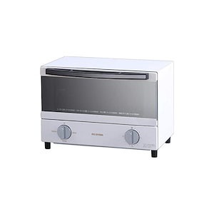 【即納】アイリスオーヤマ スチーム トースター オーブントースター 2枚焼き 温度調節 トレー タイマー機能付 横型 ホワイト SOT-011-W