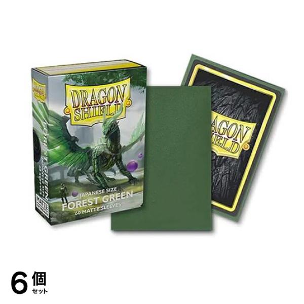 ドラゴンシールド マットカードスリーブ ジャパニーズ AT-11156 フォレストグリーン 60枚入 6個セット