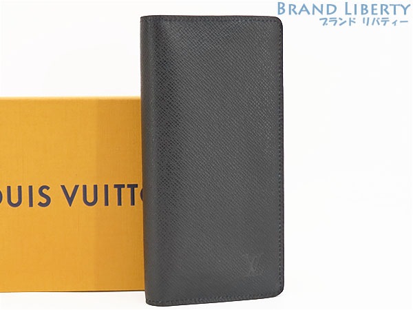 新古品ルイヴィトンタイガポルトフォイユブラザ二つ折り長財布ブラックM30501