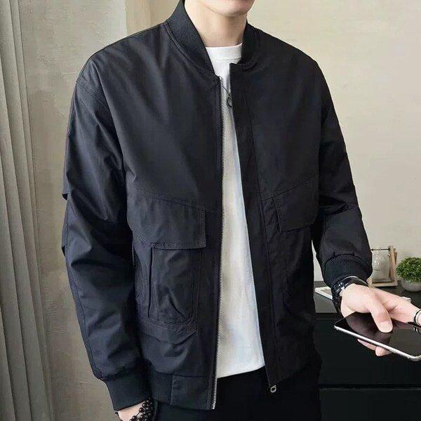 男性ルーズフィットブルゾン ポケットエアージャケット DMS-JK-SISJK31