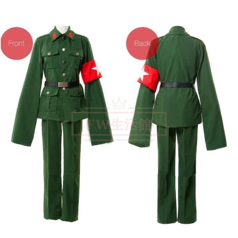 ヘタリア Axis Powers 中国軍服 コスプレ衣装 演出服 アニメ ゲーム ハロウィン cosplay 変装