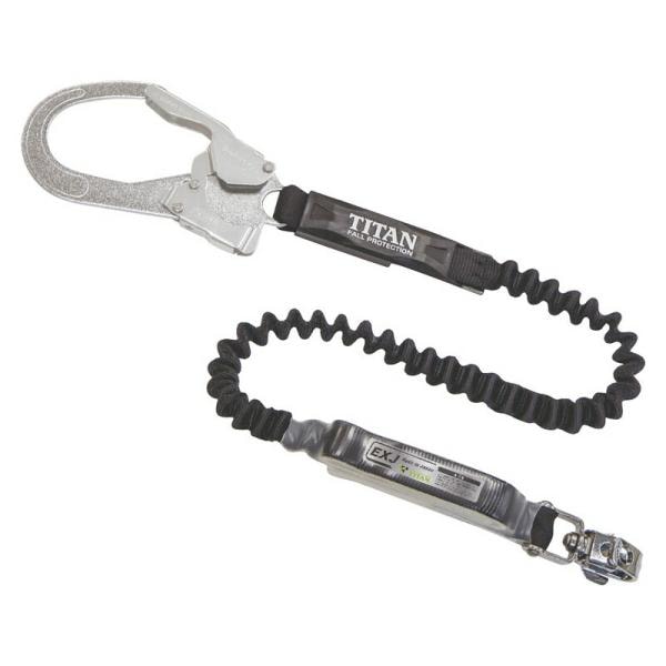 タイタン EXJシングル（黒） HL－EB ワークサポート 保護具 ランヤード